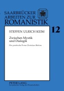 Cover-Bild zum Titel 'Zwischen Mystik und Dialogik' von 'Steffen Keim'