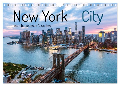 New York City - Atemberaubende Ansichten (Wandkalender 2024 DIN A4 quer), CALVENDO Monatskalender - Matteo Colombo