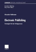 Cover-Bild zum Titel 'Electronic Publishing' von 'Alexander Haldemann'