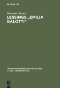 Cover-Bild zum Titel 'Lessings "Emilia Galotti"' von 'Simonetta Sanna'