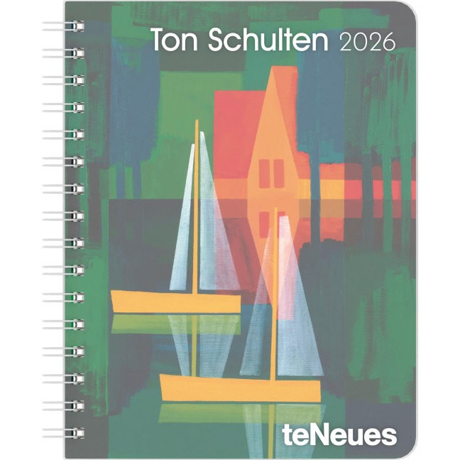 Ton Schulten 2026 - Diary - Buchkalender - Taschenkalender - Kunstkalender - 16,5x21,6 - 