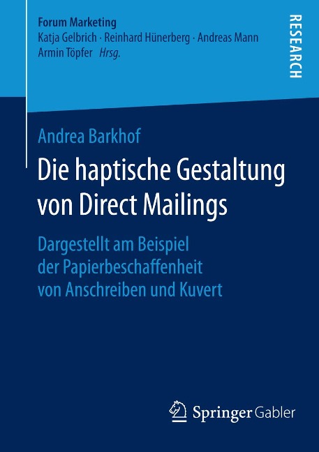 Die haptische Gestaltung von Direct Mailings - Andrea Barkhof