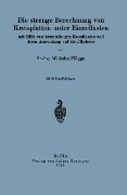 Cover-Bild zum Titel 'Die strenge Berechnung von Kreisplatten unter Einzellasten' von 'Wilhelm Flügge'