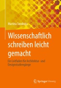 Cover-Bild zum Titel 'Wissenschaftlich schreiben leicht gemacht' von 'Martina Swoboda'
