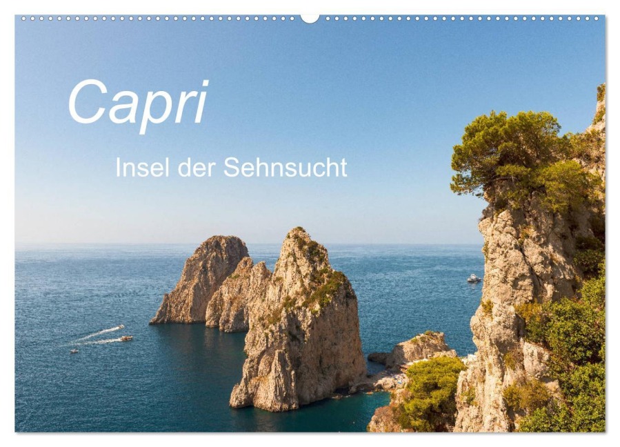 Capri, Insel der Sehnsucht (Wandkalender 2026 DIN A2 quer), CALVENDO Monatskalender - Karin Dederichs