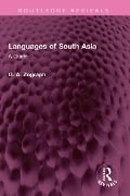 Languages of South Asia - G. A. Zograph