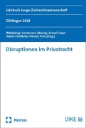 Cover-Bild zum Titel 'Disruptionen im Privatrecht' von ''