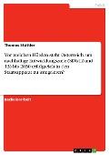 Cover-Bild zum Titel 'Vor welchen Hürden steht Österreich, um nachhaltige Entwicklungsziele (SDG12 und 13) bis 2030 erfolgreich in den Staatsapparat zu integrieren?' von 'Thomas Stüttler'