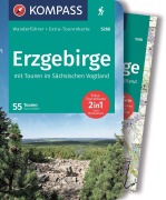 Cover-Bild zum Titel 'KOMPASS Wanderführer Erzgebirge, 55 Touren mit Extra-Tourenkarte' von 'Sven Hähle'