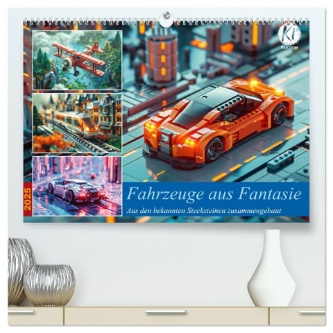 Fahrzeuge aus Fantasie (hochwertiger Premium Wandkalender 2025 DIN A2 quer), Kunstdruck in Hochglanz - Kerstin Waurick