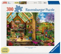 Cover-Bild zum Titel 'Erwachsenenpuzzle 300 Teile Large Pieces - Die Oase des Gärtners' von ''
