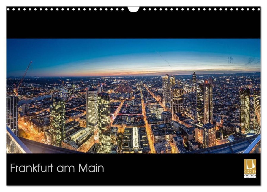 Frankfurt am Main (Wandkalender 2027 DIN A3 quer), CALVENDO Monatskalender - Peter Eberhardt
