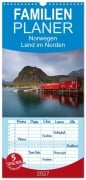 Cover-Bild zum Titel 'Familienplaner 2027 - Norwegen - Land im Norden mit 5 Spalten (Wandkalender, 21 x 45 cm) CALVENDO' von 'Kalender. Com Kalender365. Com'