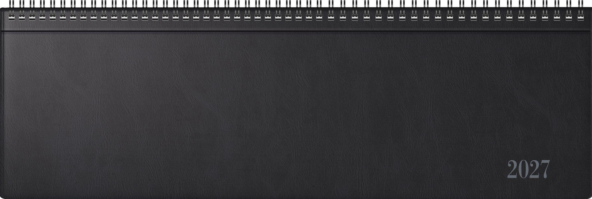 rido/idé 7031642907 Querterminbuch Mod. futura 5 2027 420×137 mm, Kunststoff, schwarz - 