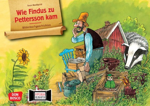 Wie Findus zu Pettersson kam. Kamishibai Bildkartenset - Sven Nordqvist