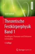 Cover-Bild zum Titel 'Theoretische Festkörperphysik Band 1' von 'Gerd Czycholl'