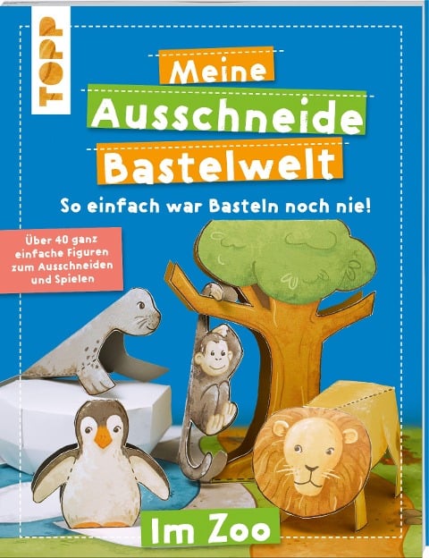 Meine Ausschneide-Bastelwelt Im Zoo - 