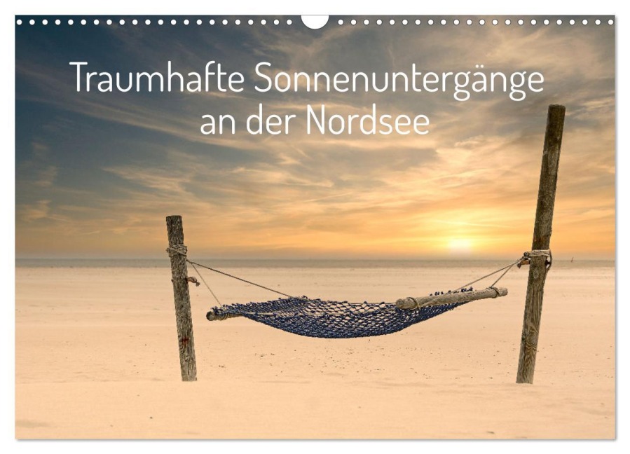 Traumhafte Sonnenuntergänge an der Nordsee (Wandkalender 2026 DIN A3 quer), CALVENDO Monatskalender - Sarnade Sarnade
