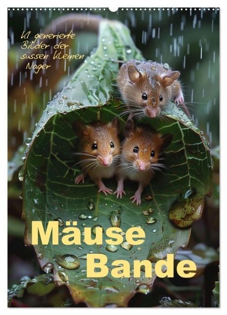 Mäusebande (Wandkalender 2026 DIN A2 hoch), CALVENDO Monatskalender - Cathrin Illgen