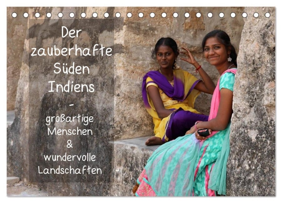 Der zauberhafte Süden Indiens (Tischkalender 2025 DIN A5 quer), CALVENDO Monatskalender - Thomas Münter