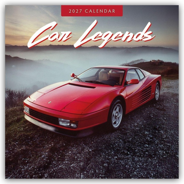 Car Legends - Legendäre Autos 2027 - 16-Monatskalender - Robin Red