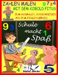 Cover-Bild zum Titel 'Zahlen malen mit dem Kobold Fitus - zum Ausmalen, Ausschneiden und zum Zählen lernen' von 'Renate Sültz, Uwe H. Sültz'