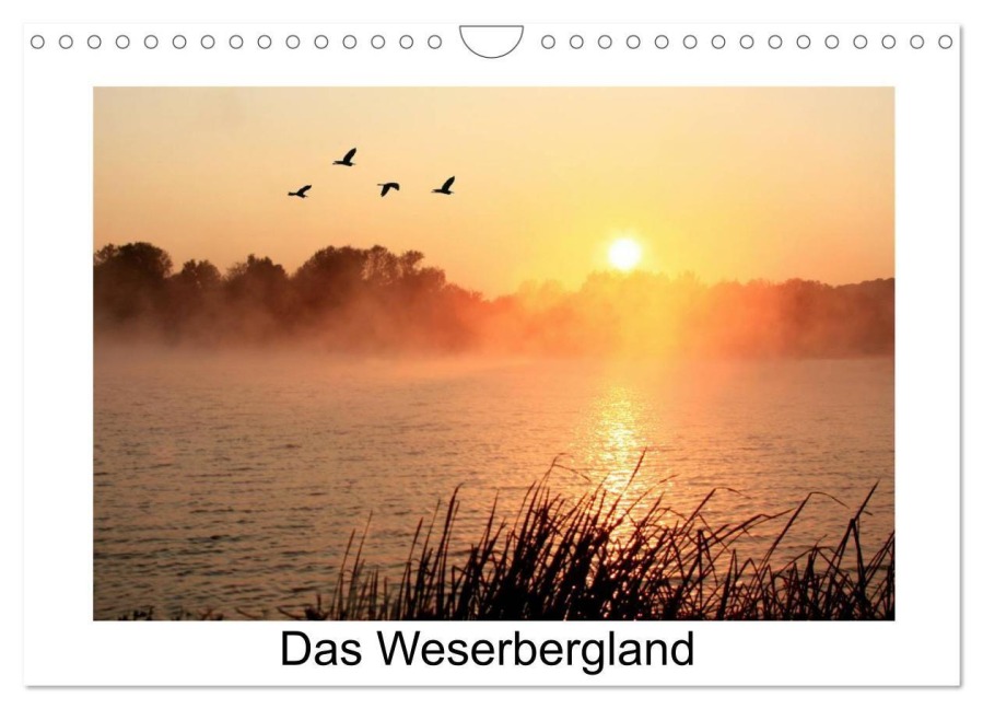Das Weserbergland (Wandkalender 2026 DIN A4 quer), CALVENDO Monatskalender - Thomas Fietzek