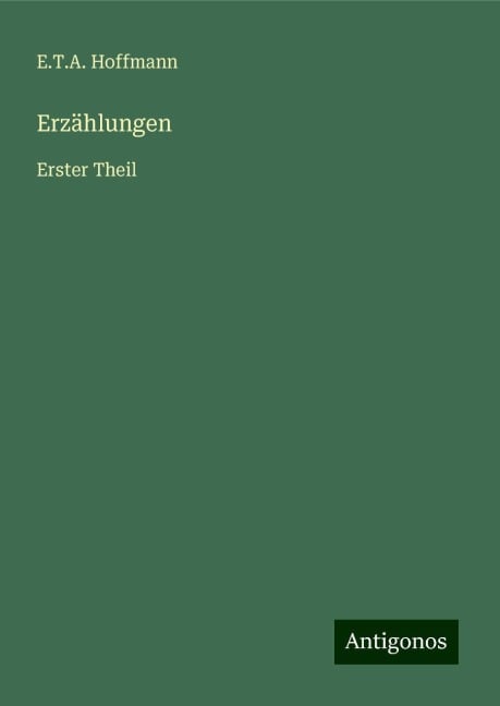 Erzählungen - E. T. A. Hoffmann