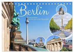 Cover-Bild zum Titel 'Berlin - Impressionen aus der deutschen Hauptstadt (Tischkalender 2026 DIN A5 quer), CALVENDO Monatskalender' von 'Dieter Meyer'