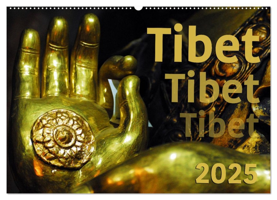 Tibet - Tibet - Tibet 2025 (Wandkalender 2025 DIN A2 quer), CALVENDO Monatskalender - Manfred Bergermann