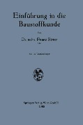 Einführung in die Baustoffkunde - Franz Ritter