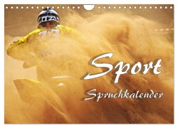 Cover-Bild zum Titel 'Sport Spruchkalender (Wandkalender 2026 DIN A4 quer), CALVENDO Monatskalender' von 'Liselotte Brunner-Klaus'