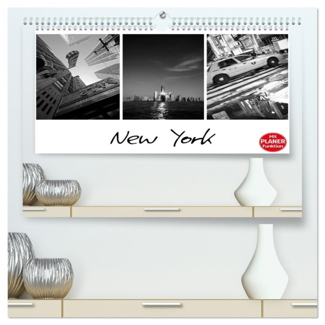 New York (hochwertiger Premium Wandkalender 2026 DIN A2 quer), Kunstdruck in Hochglanz - Jeanette Dobrindt