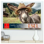 Cover-Bild zum Titel 'Esel - sanfte Seelen, große Ohren (hochwertiger Premium Wandkalender 2026 DIN A2 quer), Kunstdruck in Hochglanz' von 'Roder Roder'