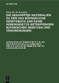 Cover-Bild zum Titel 'Ausführungsgesetz zu der Grundbuchordnung und dem Gesetz über die Zwangsversteigerung und die Zwangsverwaltung' von ''