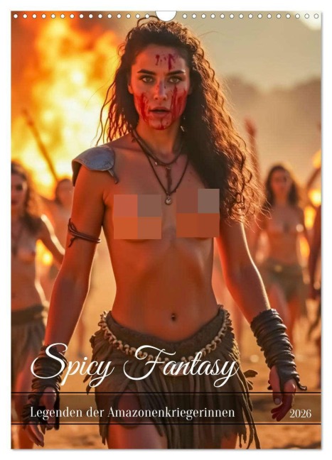 Spicy Fantasy - Legenden der Amazonenkriegerinnen (Wandkalender 2026 DIN A3 hoch), CALVENDO Monatskalender - Sell Pixs:Sell