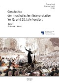 Cover-Bild zum Titel 'Geschichte der musikalischen Interpretation im 19. und 20. Jahrhundert, Band 1: Ästhetik - Ideen' von ''