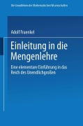 Cover-Bild zum Titel 'Einleitung in die Mengenlehre' von 'Adolf Fraenkel'