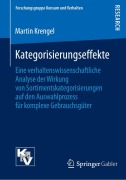 Cover-Bild zum Titel 'Kategorisierungseffekte' von 'Martin Krengel'