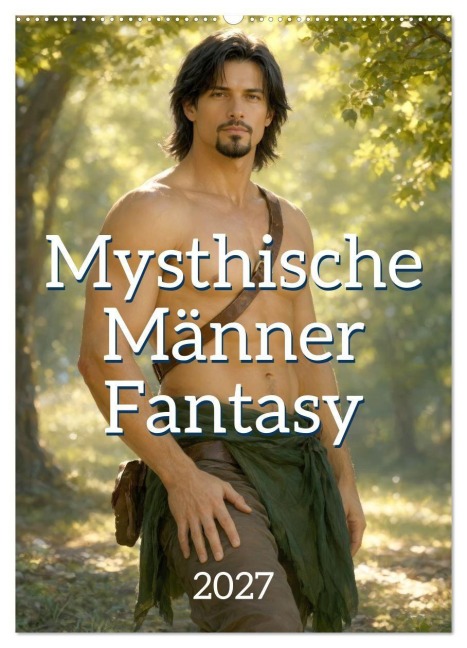 Mysthische Männer Fantasy (Wandkalender 2027 DIN A2 hoch), CALVENDO Monatskalender - Markus Gann (Magann)