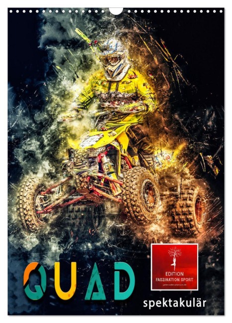 Quad spektakulär (Wandkalender 2026 DIN A3 hoch), CALVENDO Monatskalender - Peter Roder
