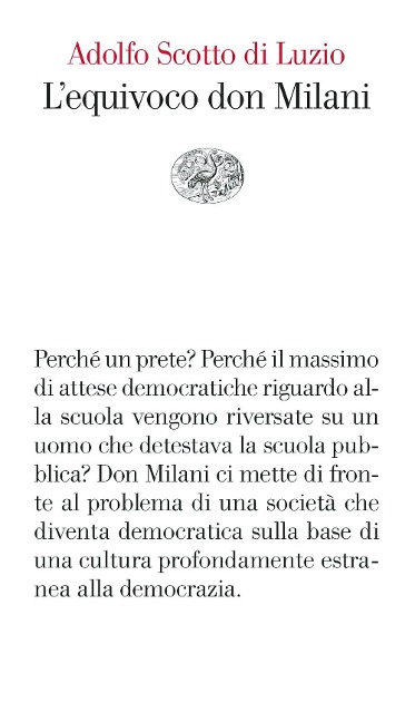 L' equivoco don Milani - Adolfo Scotto Di Luzio