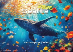 Cover-Bild zum Titel 'Sealife - verborgene Tiefen - 2026 - Kalender DIN A2' von ''