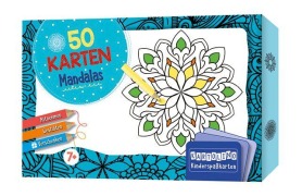 Cover-Bild zum Titel '50 Karten zum Ausmalen - Mandalas' von ''