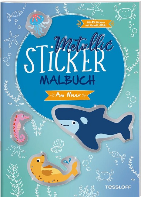 Metallic-Sticker Malbuch. Am Meer - 