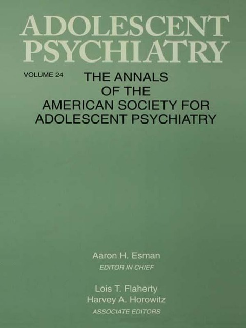 Adolescent Psychiatry, V. 24 - 