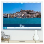 Cover-Bild zum Titel 'Ibiza Dalt Vila, Sa Penya und La Marina (hochwertiger Premium Wandkalender 2026 DIN A2 quer), Kunstdruck in Hochglanz' von 'Alexander Wolff'