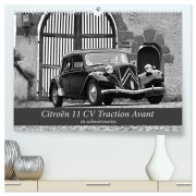 Cover-Bild zum Titel 'Citroën 11 CV Traction Avant in schwarzweiss (hochwertiger Premium Wandkalender 2027 DIN A2 quer), Kunstdruck in Hochglanz' von 'Ingo Laue'