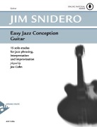 Cover-Bild zum Titel 'Easy Jazz Conception Guitar' von 'Jim Snidero'