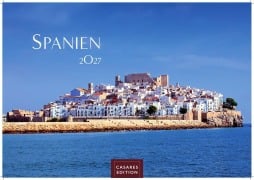 Cover-Bild zum Titel 'Spanien Kalender 2027 - Wandkalender | Fotokalender Spanien 35x50 cm- Premium . mit 12 faszinierenden Fotos' von ''
